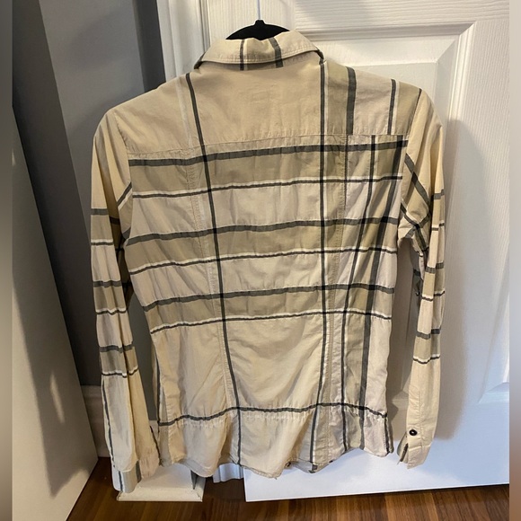 Burberry Brit size XS women’s long sleeve checked dress shirt - Picture 5 of 5